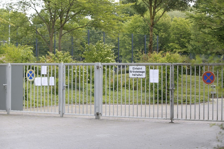 Leere Sportplätze in der Stadt Viersen 17.05.2020_15